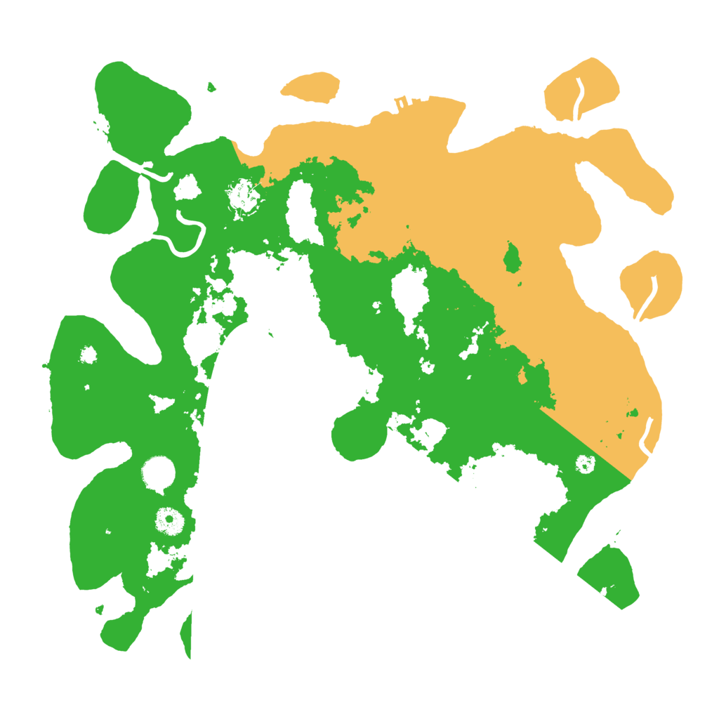 Biome Rust Map: Procedural Map, Size: 3800, Seed: 950333