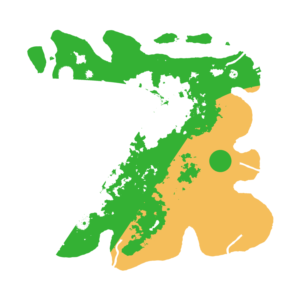 Biome Rust Map: Procedural Map, Size: 3500, Seed: 443879