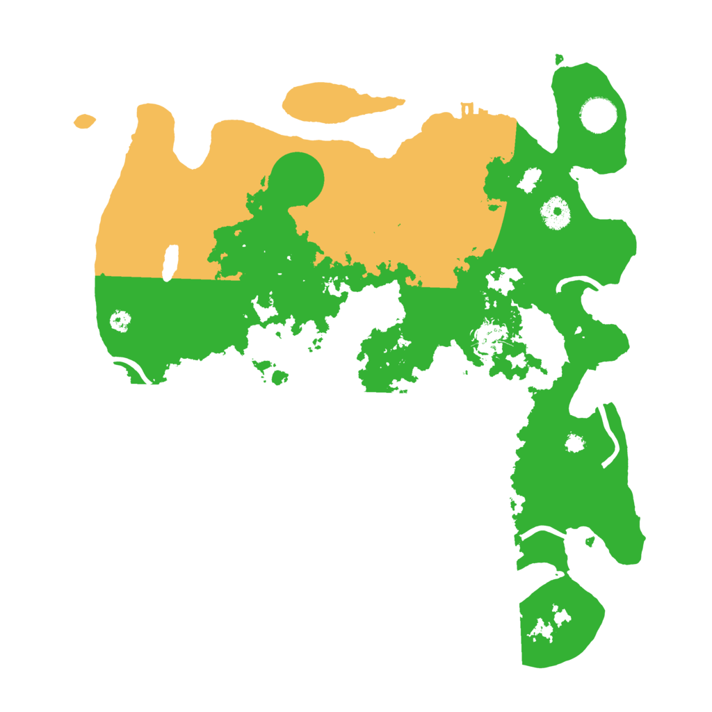 Biome Rust Map: Procedural Map, Size: 3500, Seed: 3983034
