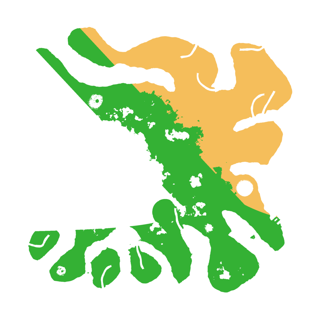 Biome Rust Map: Procedural Map, Size: 3500, Seed: 4303296