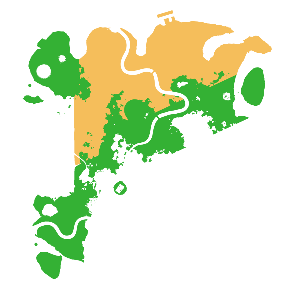 Biome Rust Map: Procedural Map, Size: 3700, Seed: 2700820
