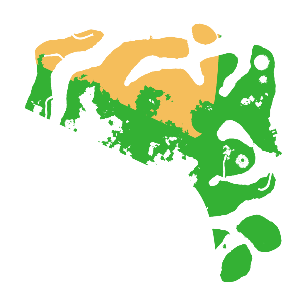 Biome Rust Map: Procedural Map, Size: 3500, Seed: 2583731