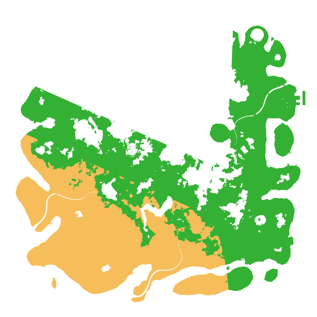 Biome Rust Map: Procedural Map, Size: 4500, Seed: 1506905