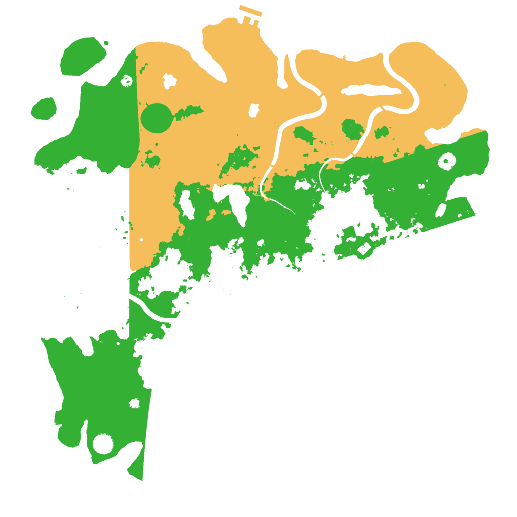 Biome Rust Map: Procedural Map, Size: 4500, Seed: 5834637