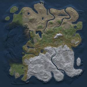 Thumbnail Rust Map: Procedural Map, Size: 4500, Seed: 5834637, 16 Monuments