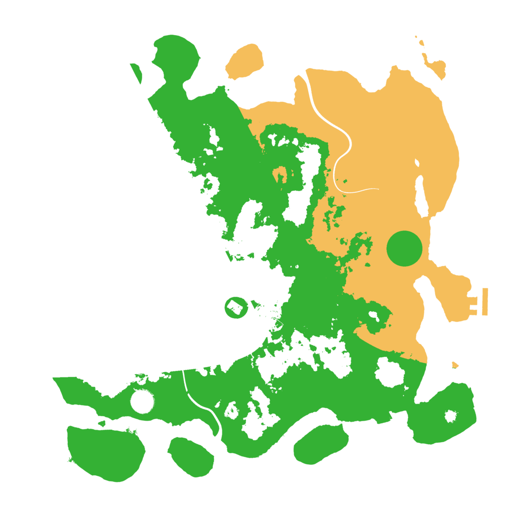 Biome Rust Map: Procedural Map, Size: 3800, Seed: 2645256