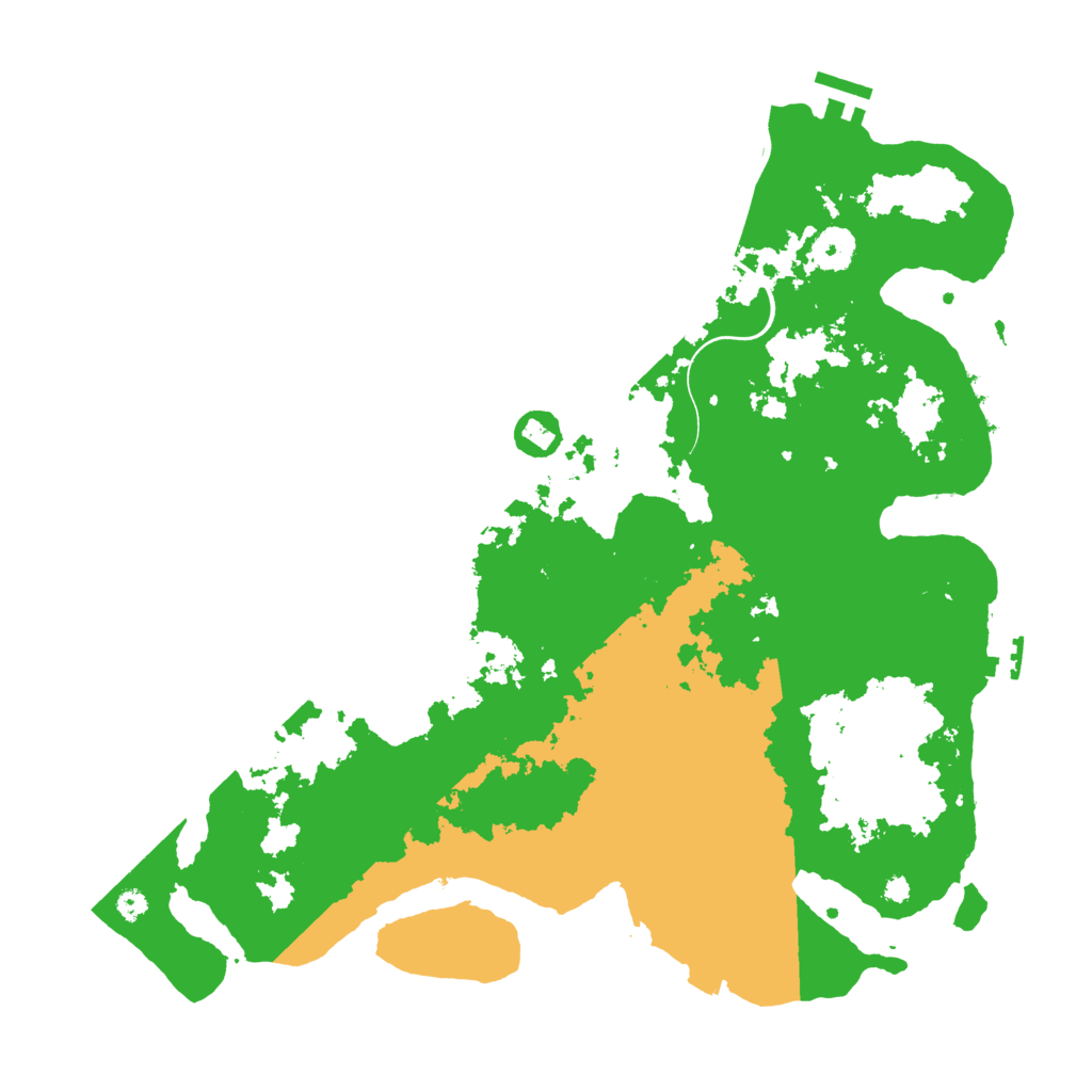Biome Rust Map: Procedural Map, Size: 3800, Seed: 2716811