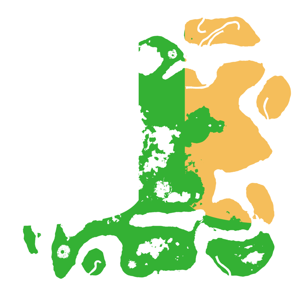 Biome Rust Map: Procedural Map, Size: 3500, Seed: 5232323