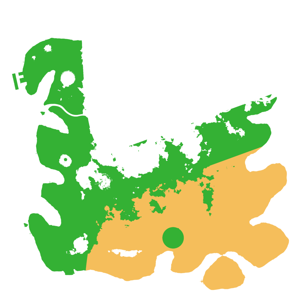 Biome Rust Map: Procedural Map, Size: 3800, Seed: 5295873