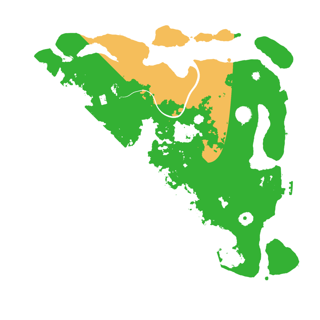 Biome Rust Map: Procedural Map, Size: 3500, Seed: 3788995