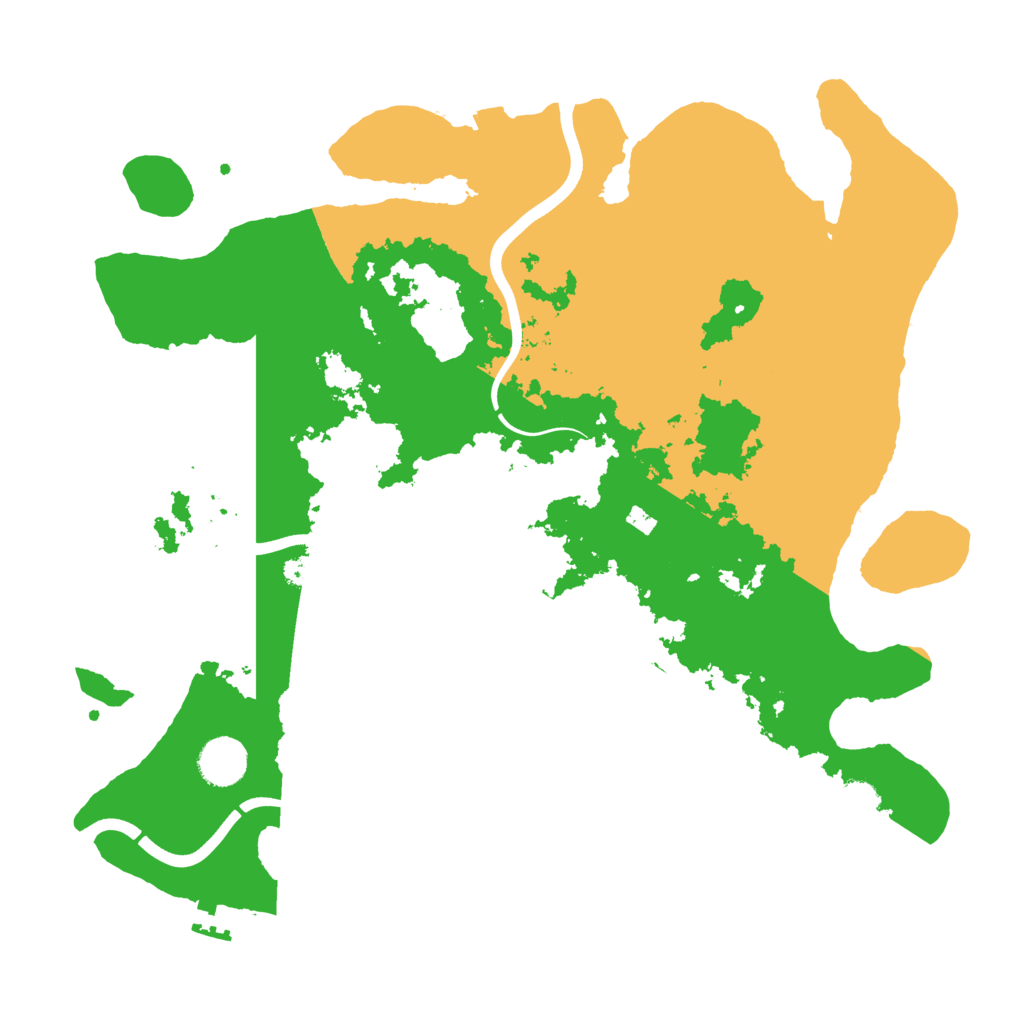 Biome Rust Map: Procedural Map, Size: 3800, Seed: 6044306