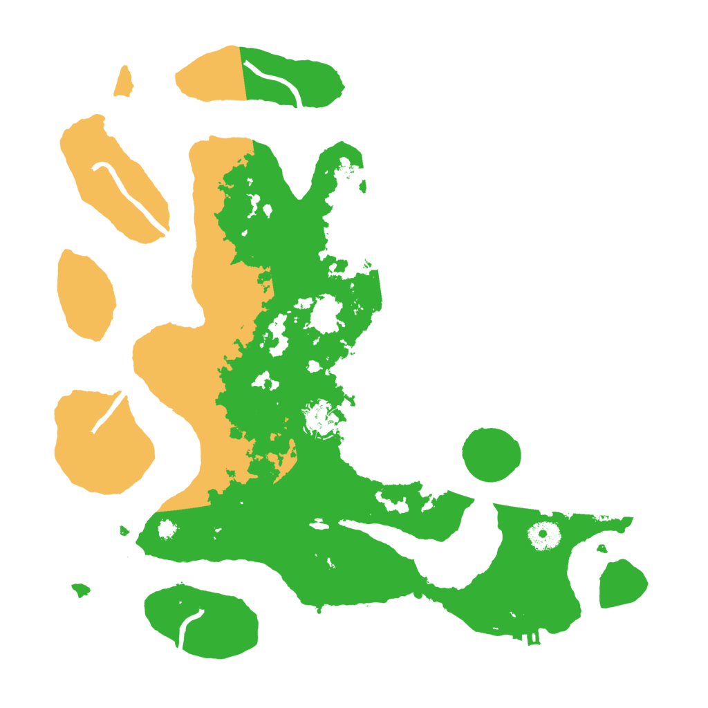 Biome Rust Map: Procedural Map, Size: 3500, Seed: 563234