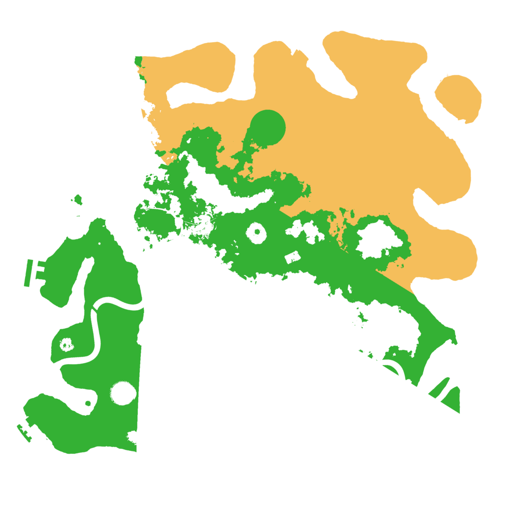 Biome Rust Map: Procedural Map, Size: 3800, Seed: 1704908