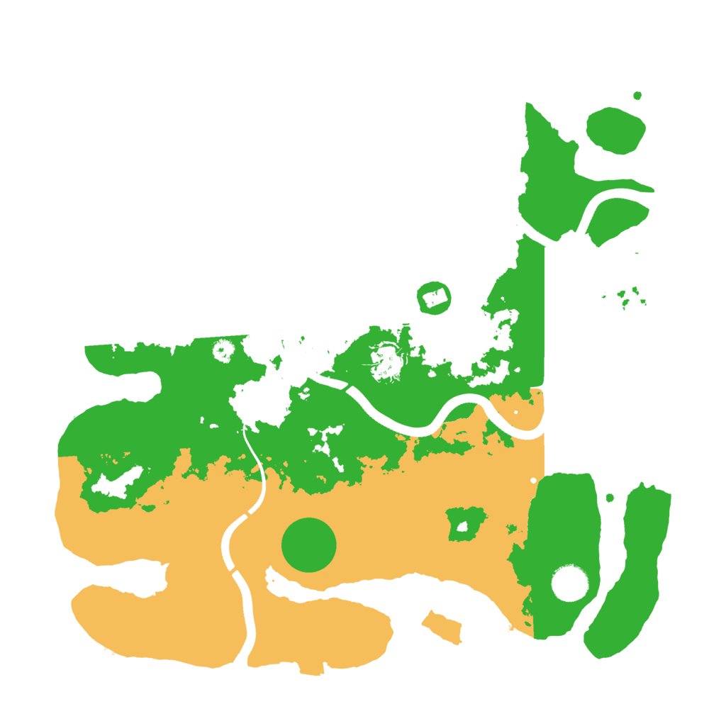 Biome Rust Map: Procedural Map, Size: 3500, Seed: 1642959