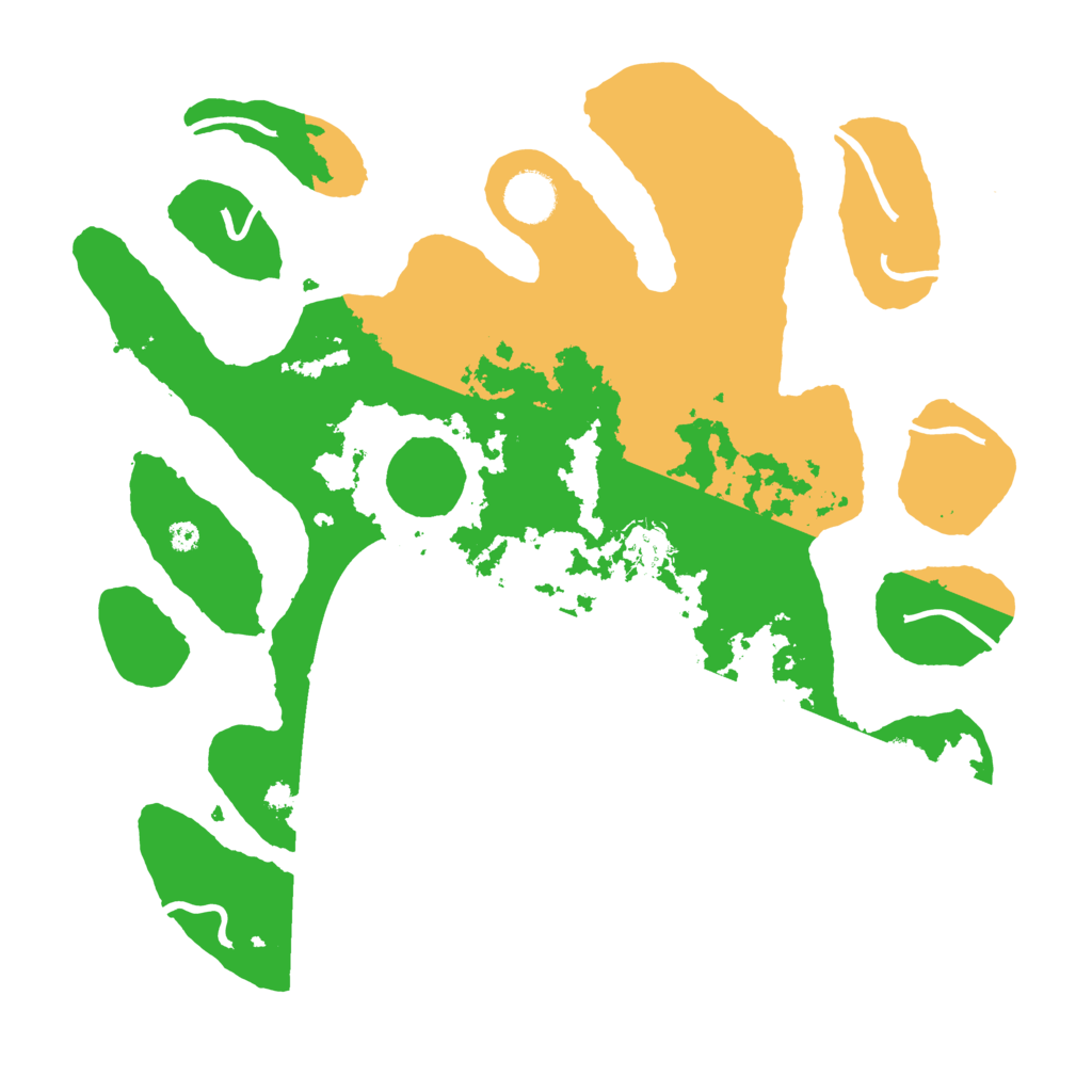 Biome Rust Map: Procedural Map, Size: 3700, Seed: 1663983