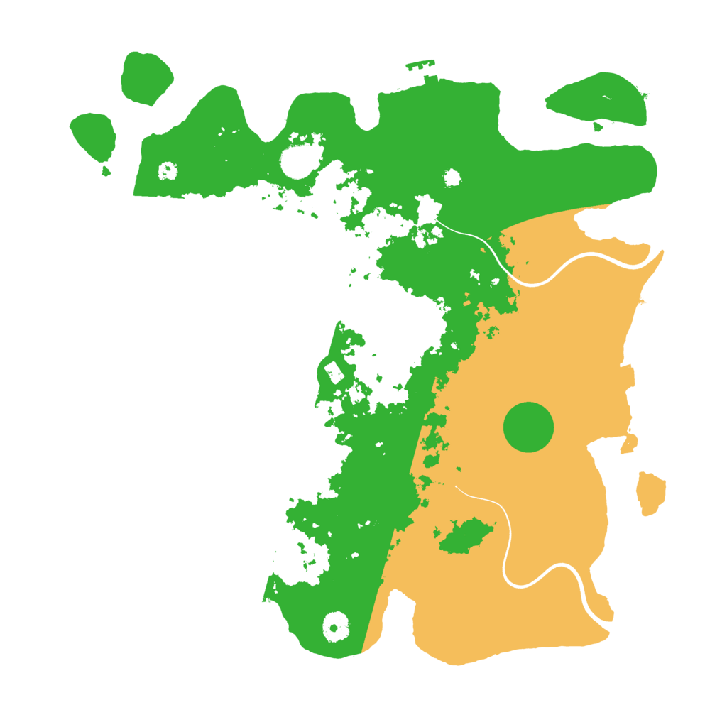 Biome Rust Map: Procedural Map, Size: 3800, Seed: 3785038