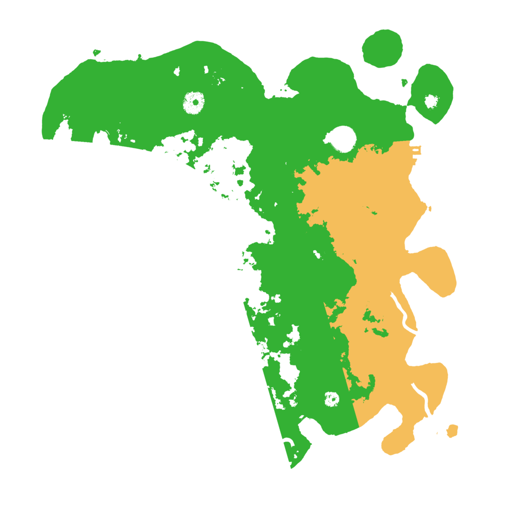 Biome Rust Map: Procedural Map, Size: 3500, Seed: 1200308