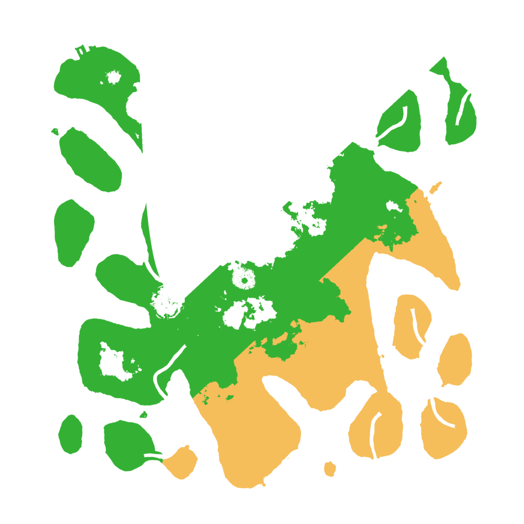 Biome Rust Map: Procedural Map, Size: 3500, Seed: 1888124