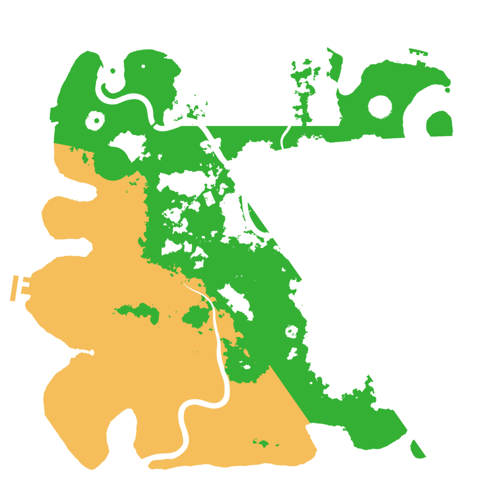Biome Rust Map: Procedural Map, Size: 3950, Seed: 1409129510