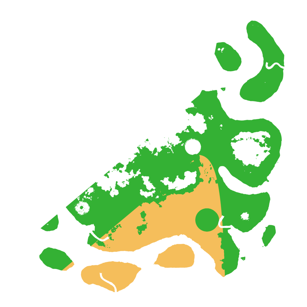 Biome Rust Map: Procedural Map, Size: 3500, Seed: 3232022