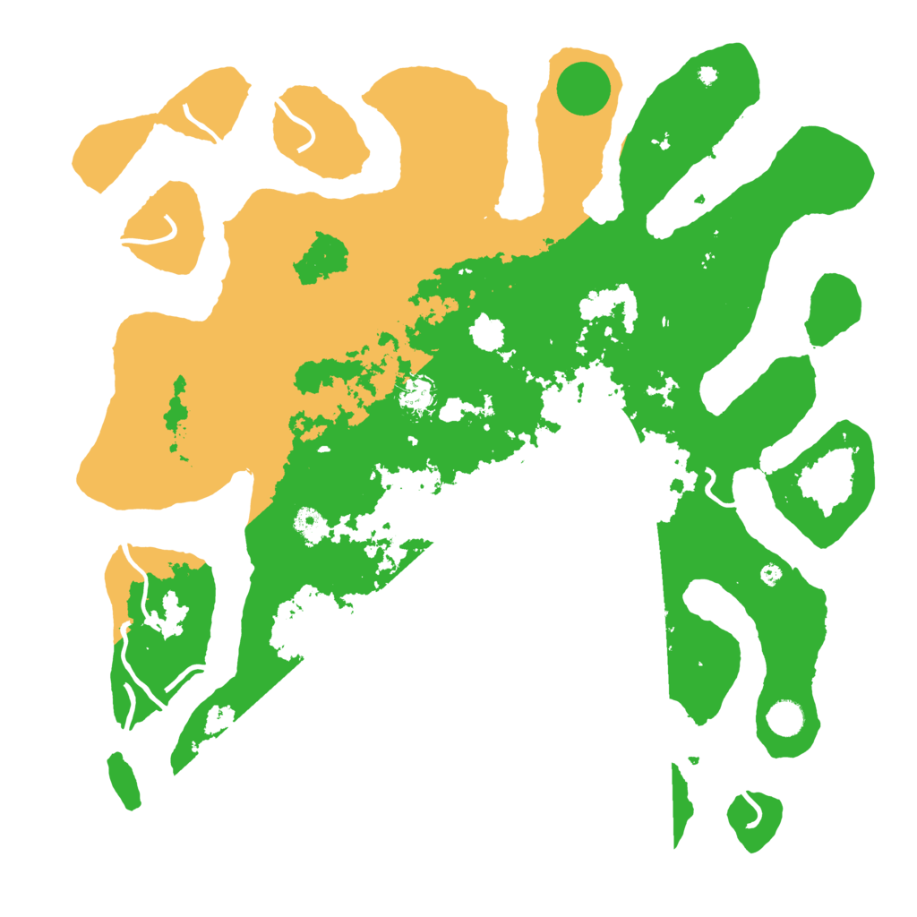 Biome Rust Map: Procedural Map, Size: 4500, Seed: 5850616