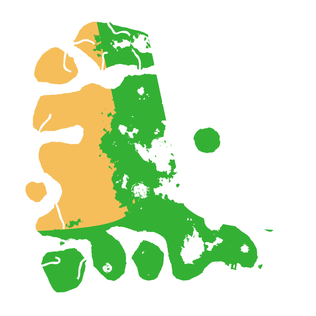 Biome Rust Map: Procedural Map, Size: 3500, Seed: 2128110