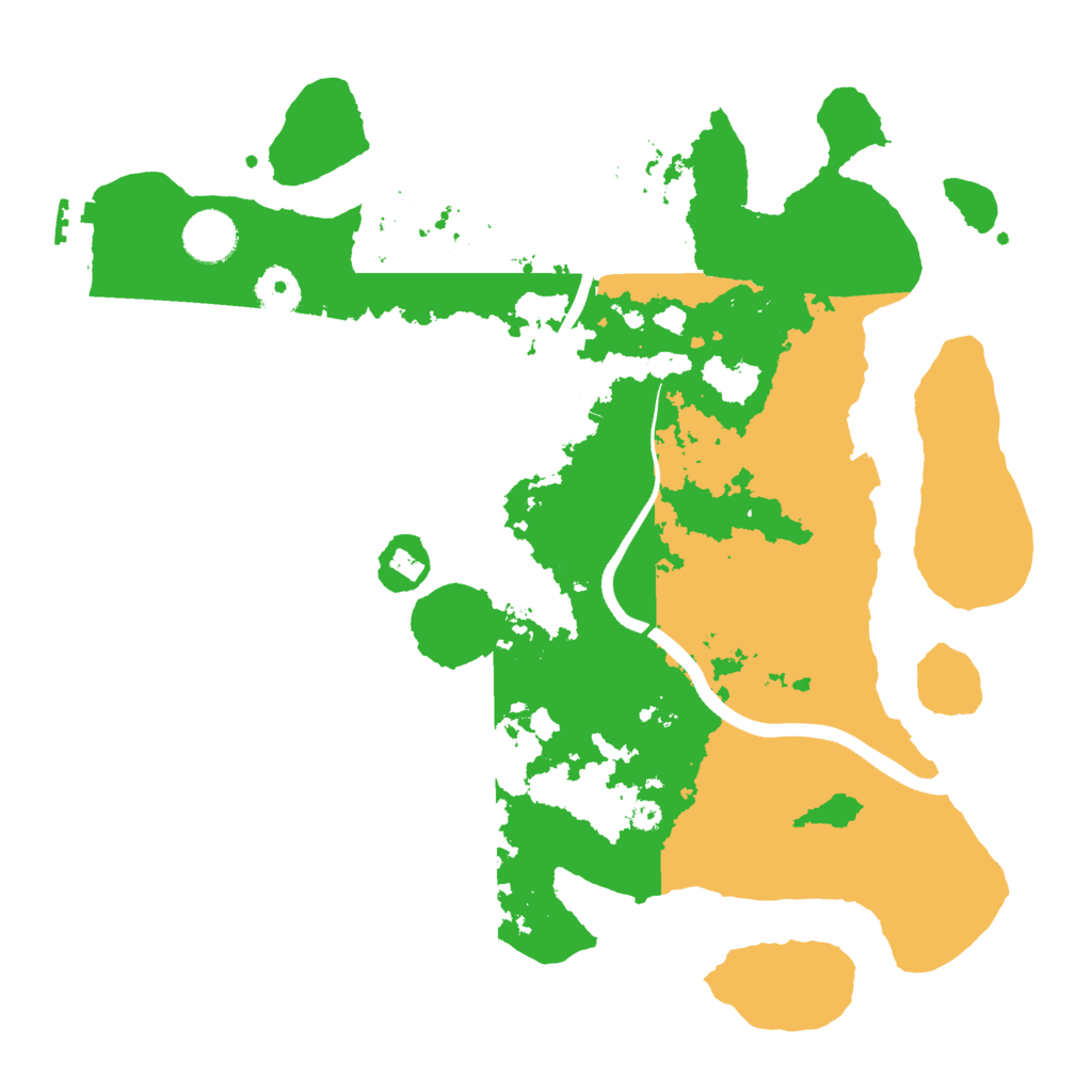 Biome Rust Map: Procedural Map, Size: 3600, Seed: 4524
