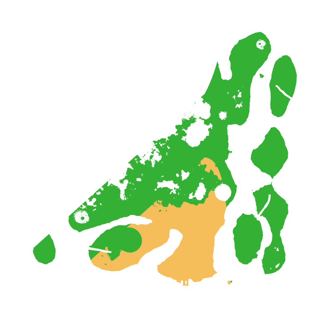 Biome Rust Map: Procedural Map, Size: 3500, Seed: 1505920