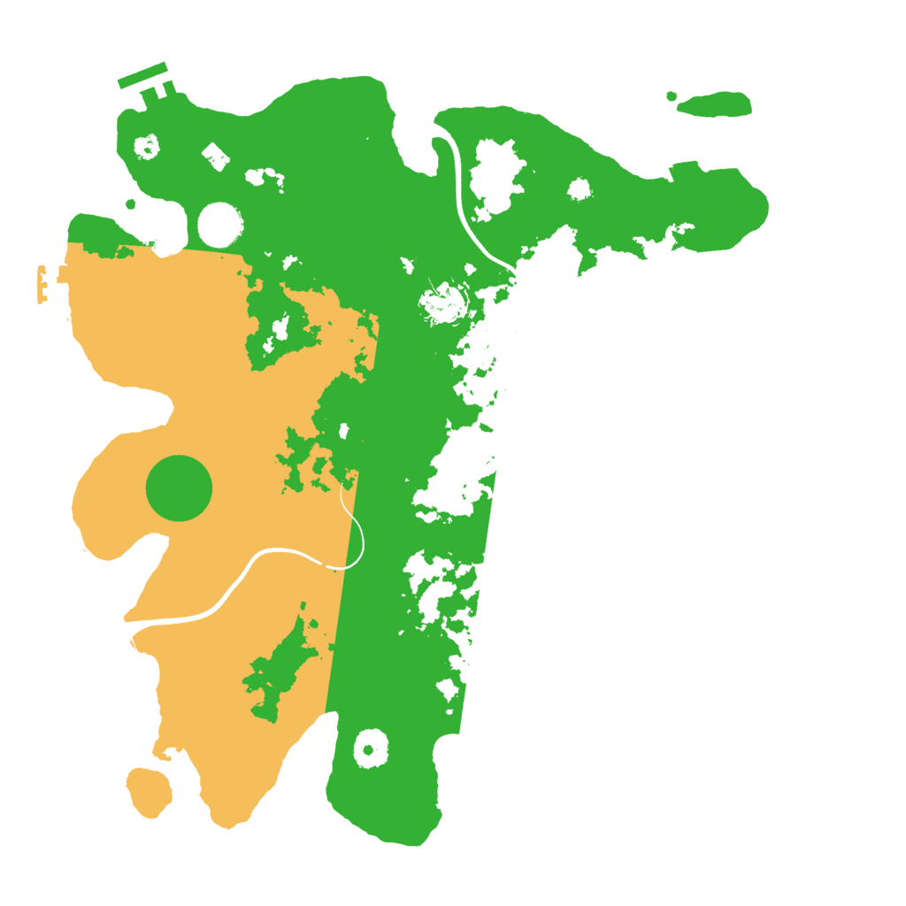 Biome Rust Map: Procedural Map, Size: 3600, Seed: 389730