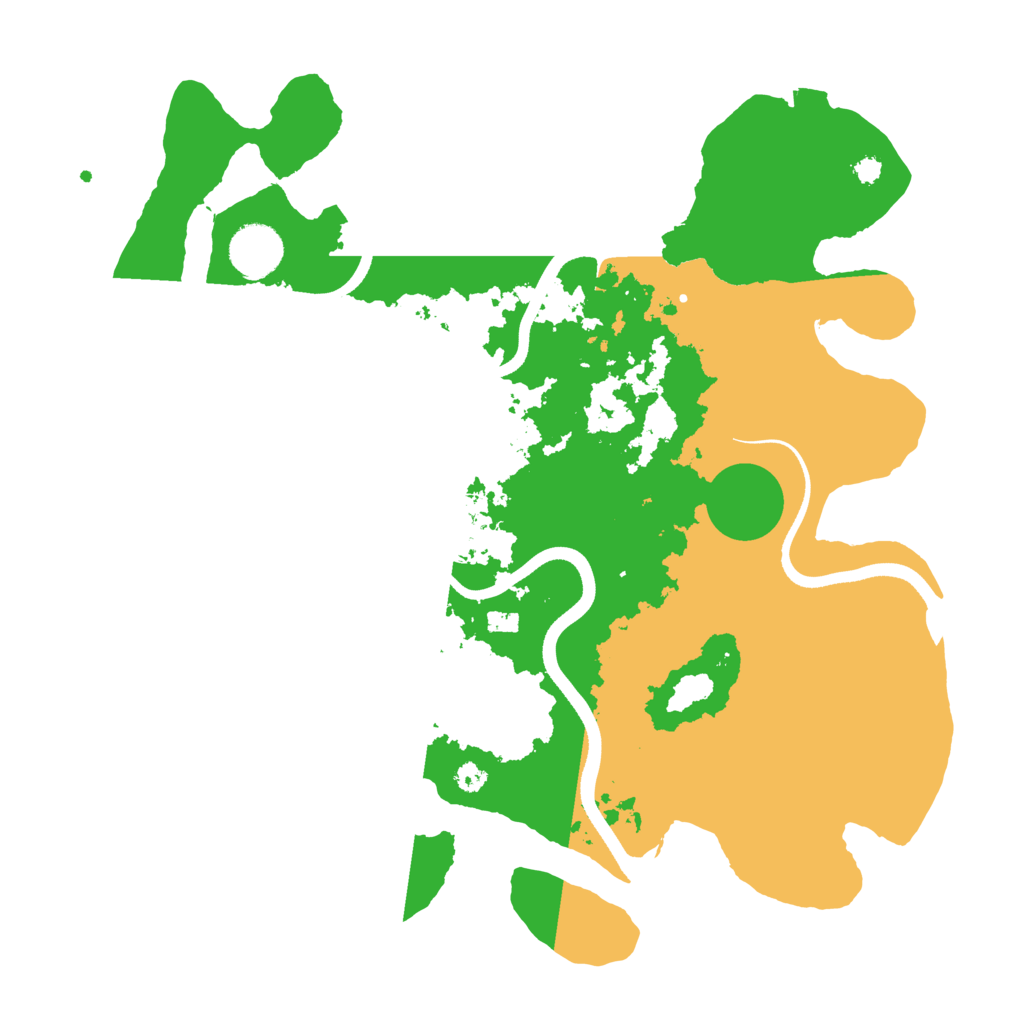 Biome Rust Map: Procedural Map, Size: 3500, Seed: 23723743