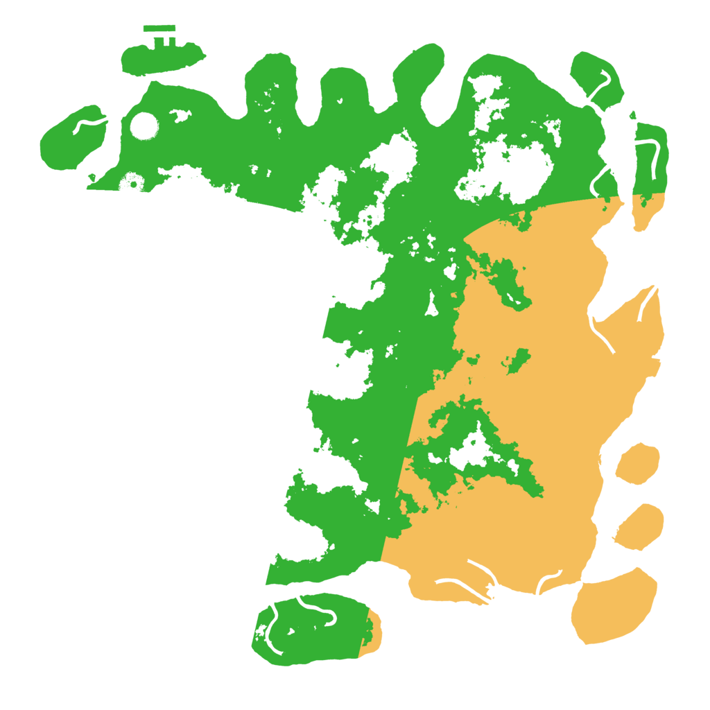 Biome Rust Map: Procedural Map, Size: 4500, Seed: 5720739