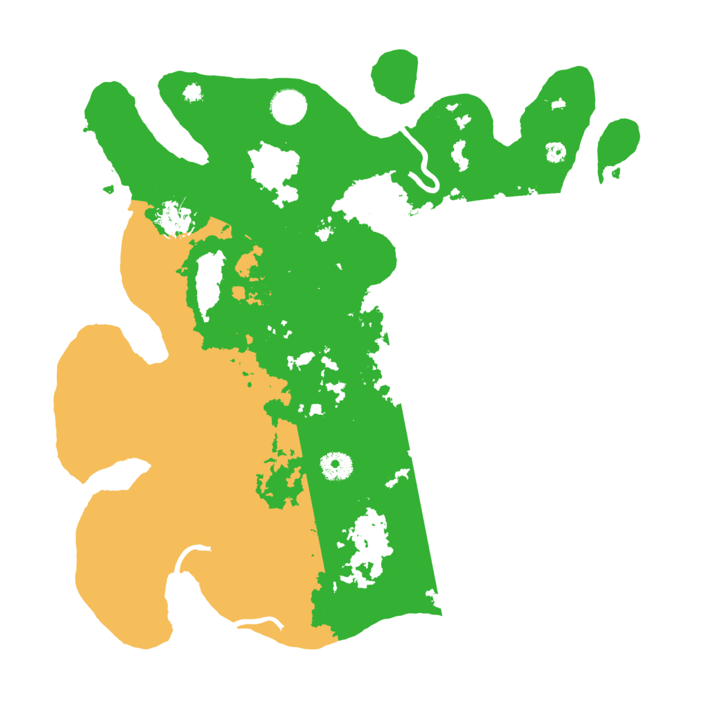 Biome Rust Map: Procedural Map, Size: 3500, Seed: 2341044
