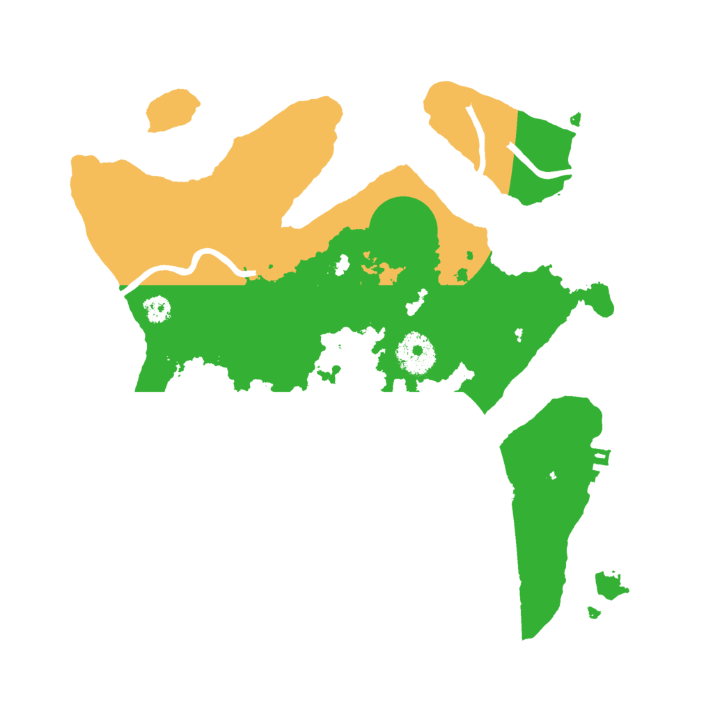 Biome Rust Map: Procedural Map, Size: 2750, Seed: 279928622