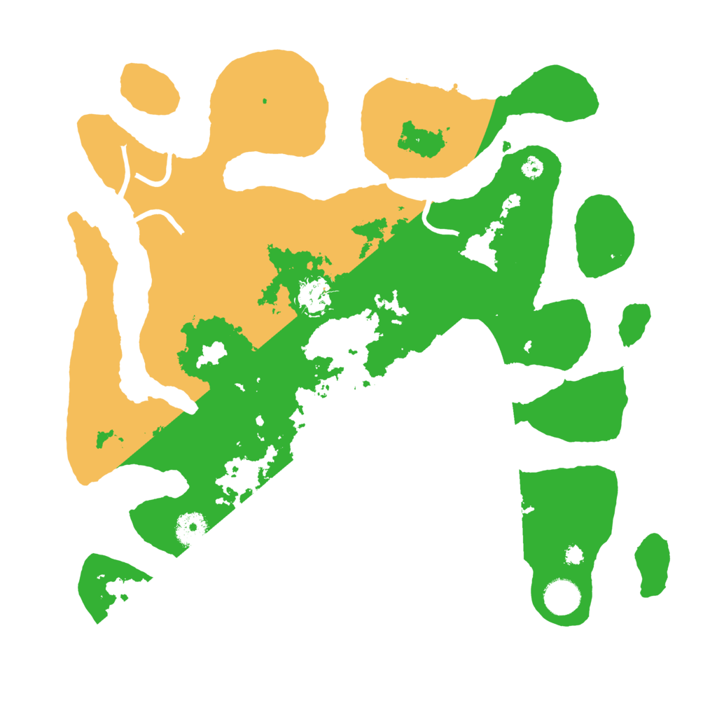 Biome Rust Map: Procedural Map, Size: 3500, Seed: 1665980240