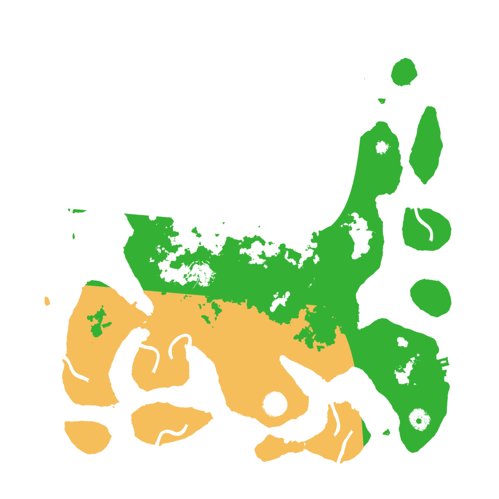 Biome Rust Map: Procedural Map, Size: 3600, Seed: 2870346