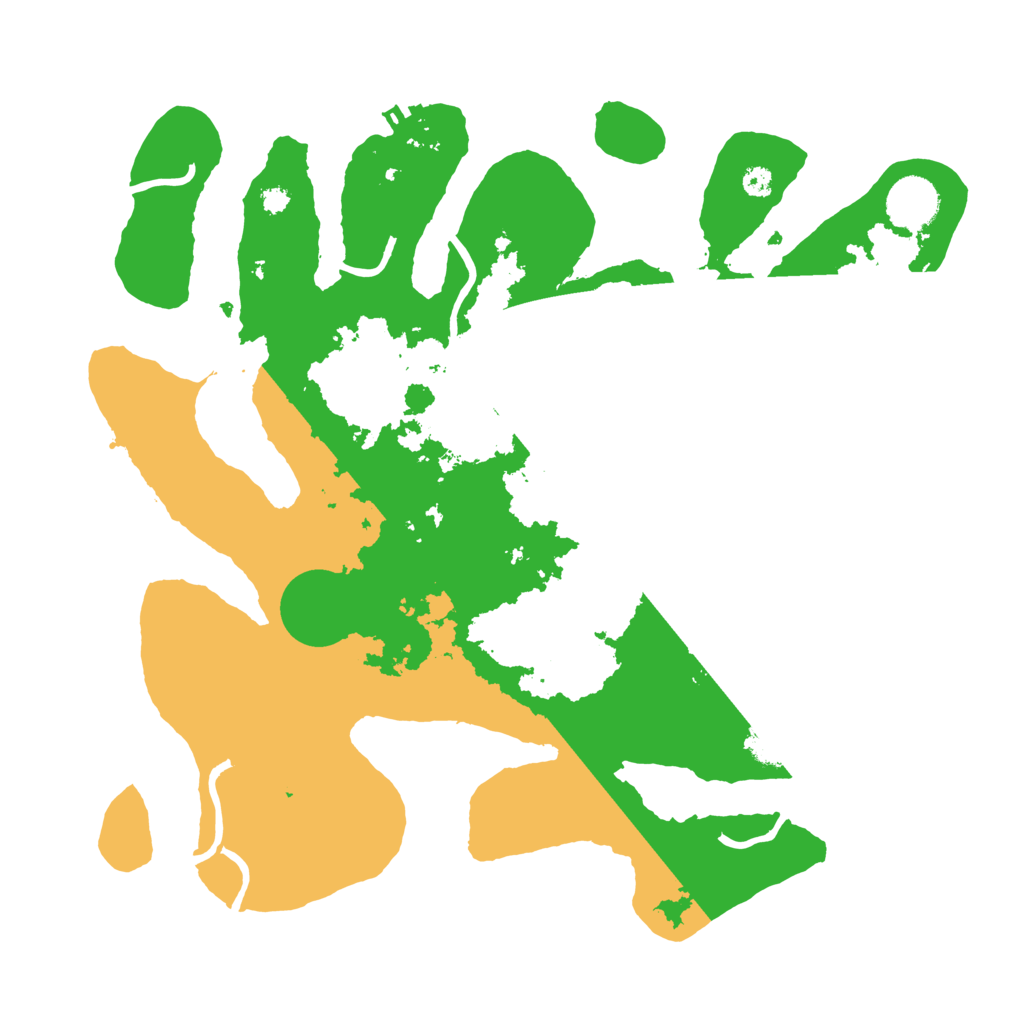 Biome Rust Map: Procedural Map, Size: 3500, Seed: 5000443