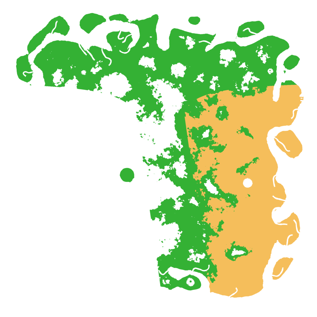 Biome Rust Map: Procedural Map, Size: 6000, Seed: 39272