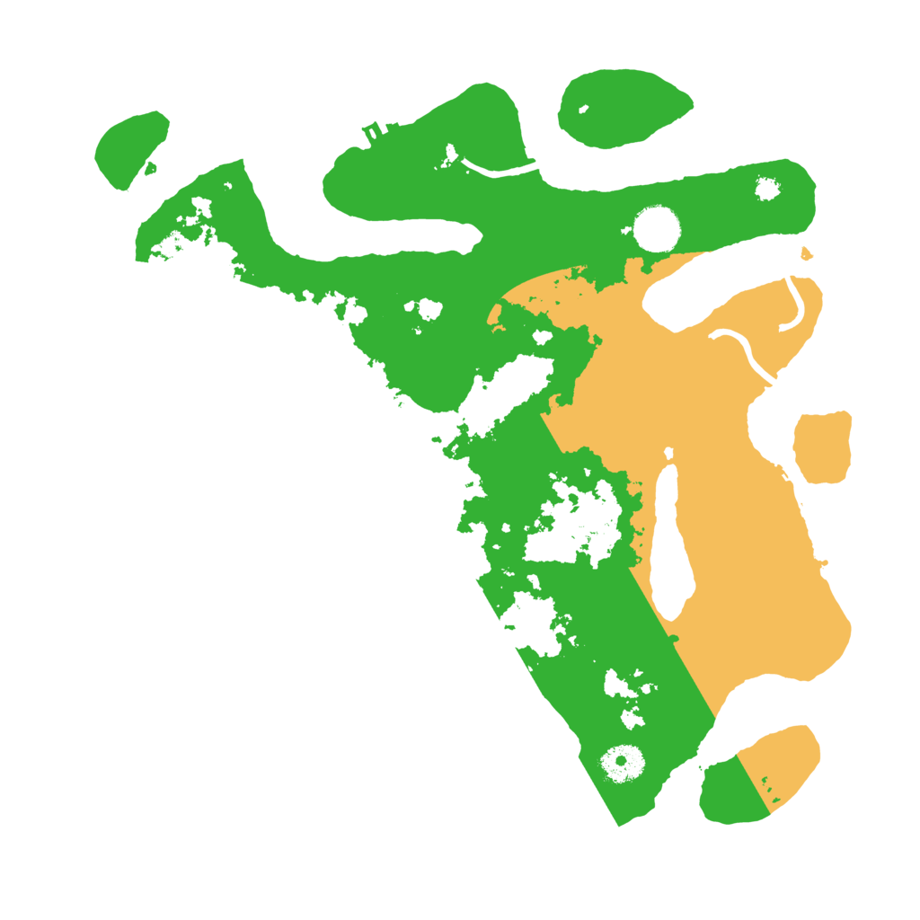 Biome Rust Map: Procedural Map, Size: 3500, Seed: 5357561