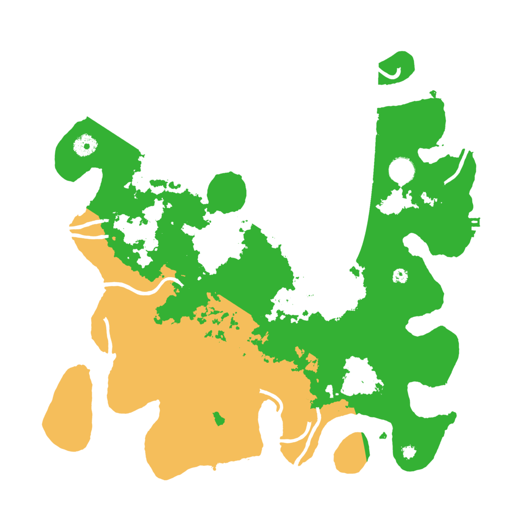 Biome Rust Map: Procedural Map, Size: 3500, Seed: 178933