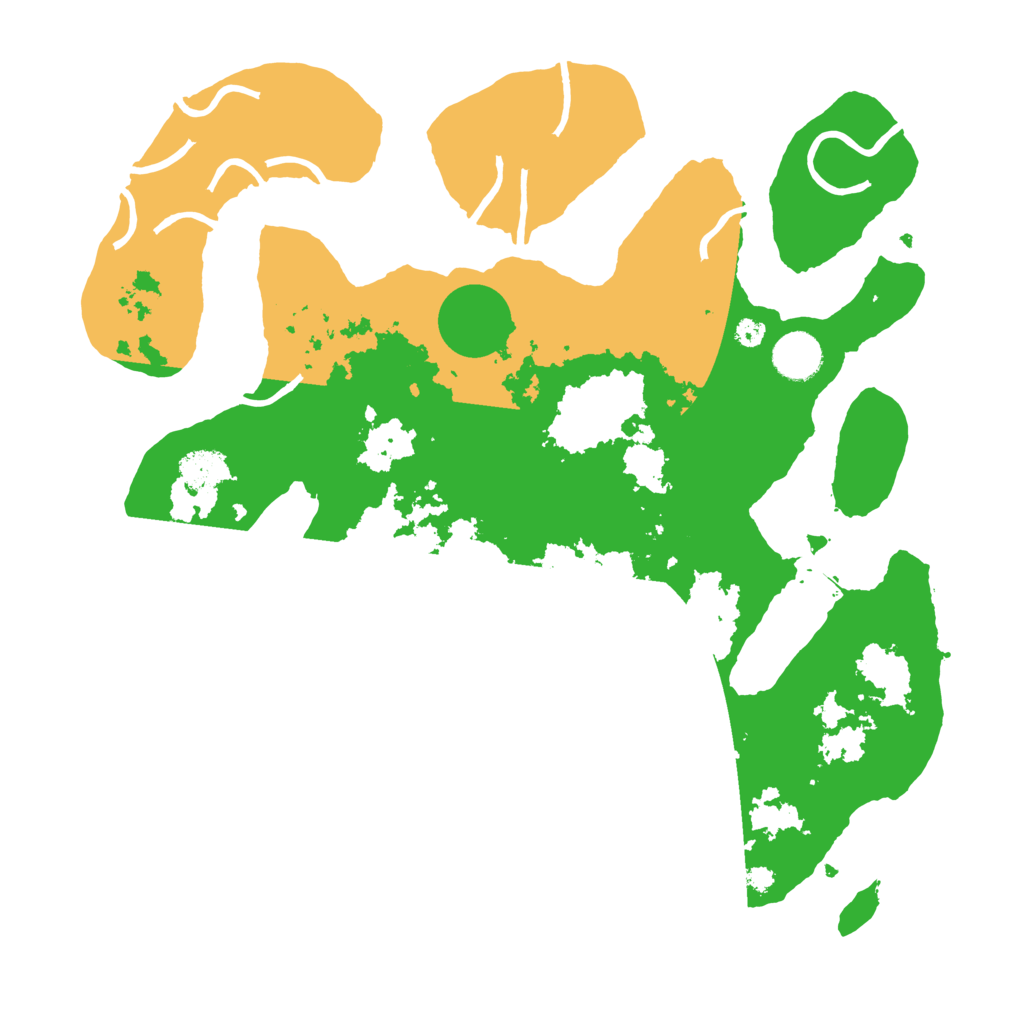 Biome Rust Map: Procedural Map, Size: 3700, Seed: 3936912