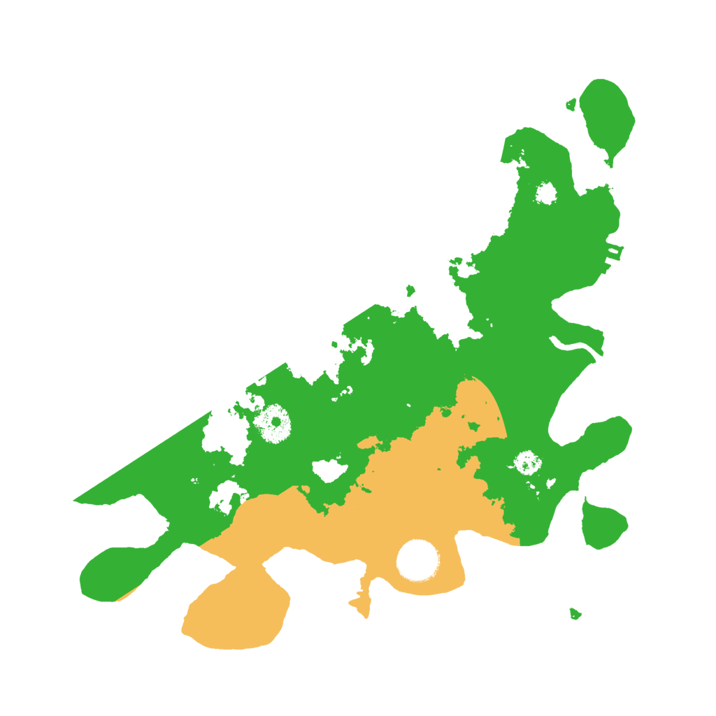 Biome Rust Map: Procedural Map, Size: 3000, Seed: 14738224
