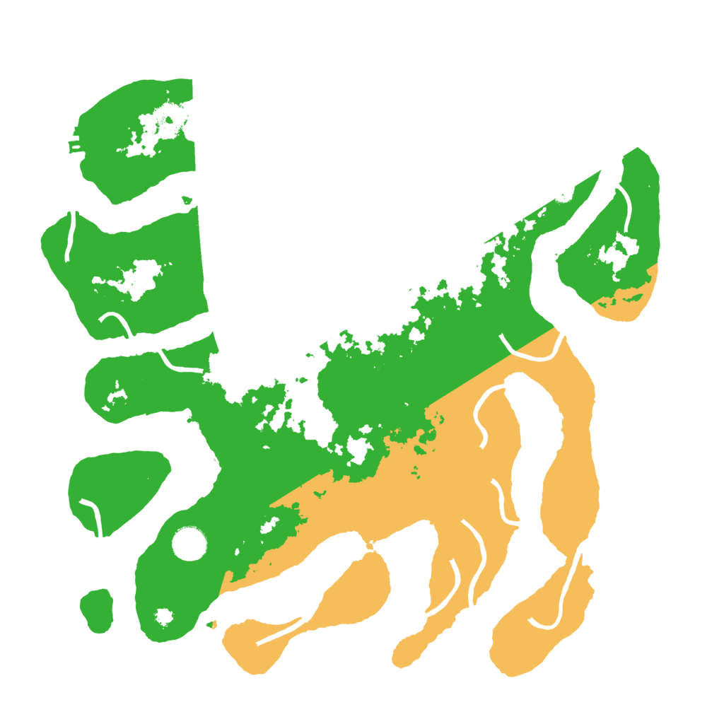 Biome Rust Map: Procedural Map, Size: 3700, Seed: 6112820