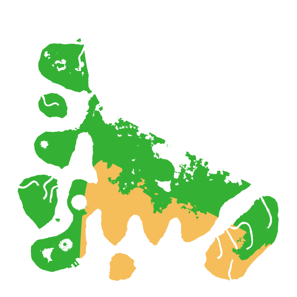 Biome Rust Map: Procedural Map, Size: 3500, Seed: 5917674