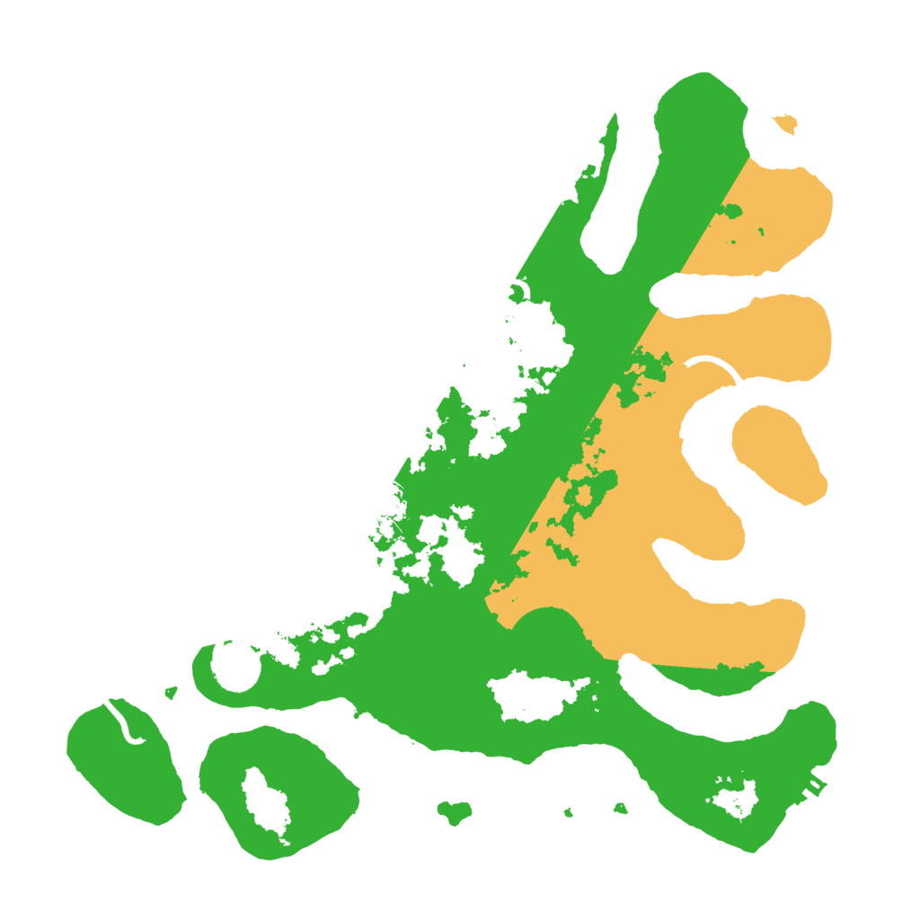 Biome Rust Map: Procedural Map, Size: 3500, Seed: 2682850