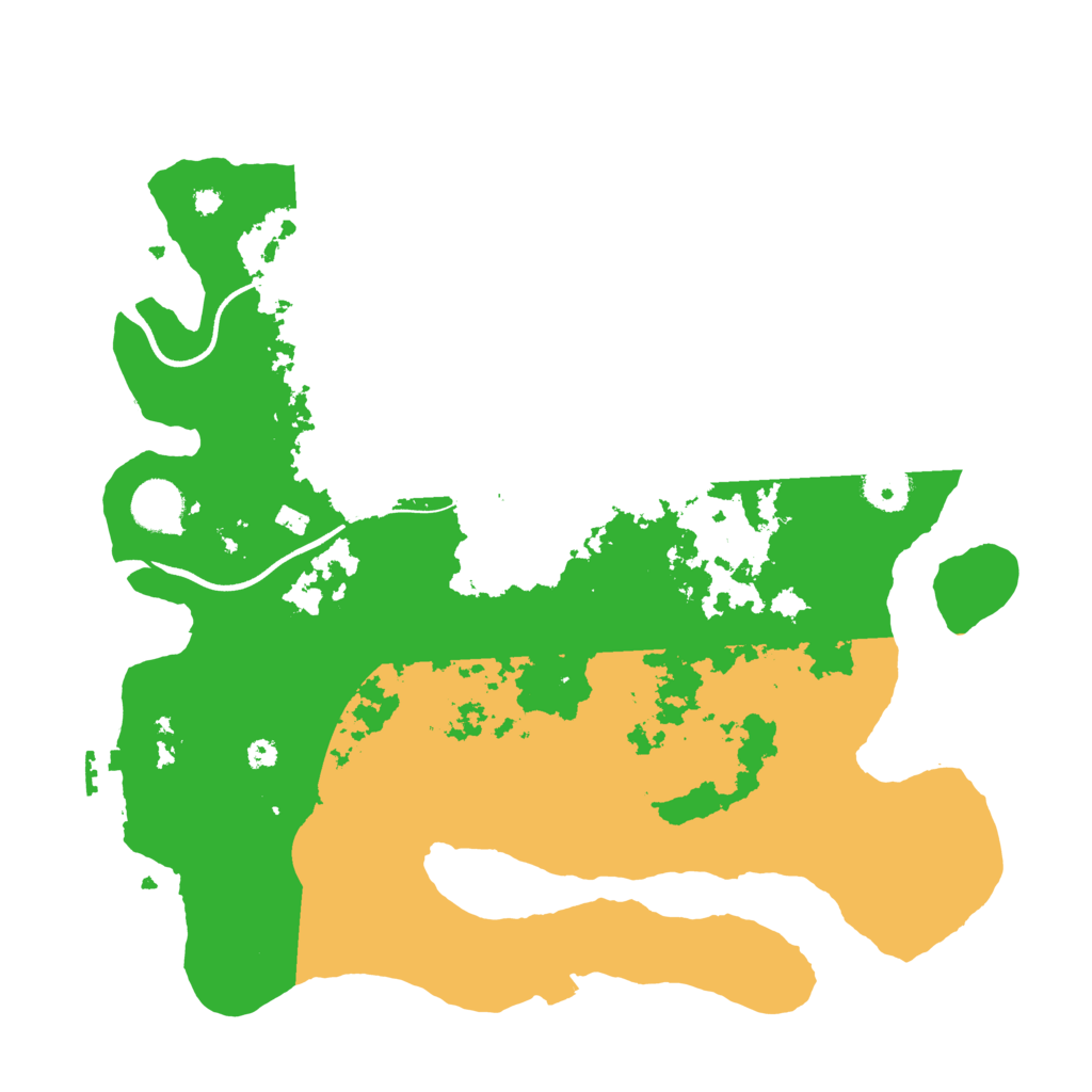 Biome Rust Map: Procedural Map, Size: 3700, Seed: 750924