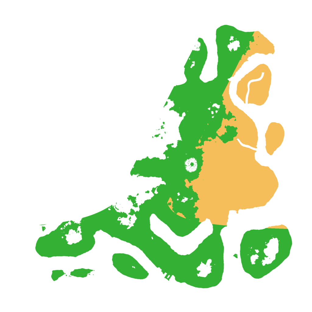 Biome Rust Map: Procedural Map, Size: 3500, Seed: 3319346