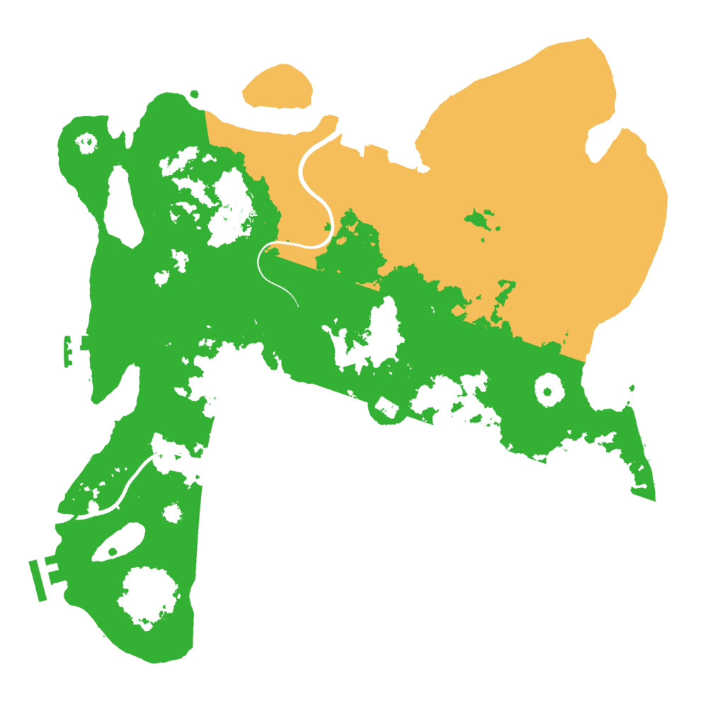 Biome Rust Map: Procedural Map, Size: 3500, Seed: 1498894