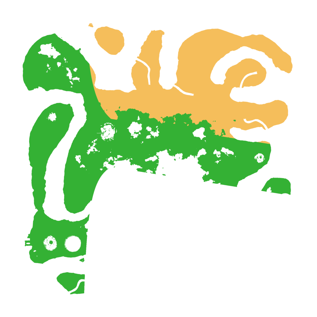 Biome Rust Map: Procedural Map, Size: 3500, Seed: 1932909