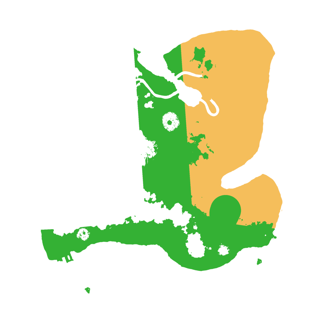 Biome Rust Map: Procedural Map, Size: 2700, Seed: 106