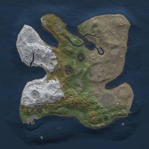 Thumbnail Rust Map: Procedural Map, Size: 2700, Seed: 106, 12 Monuments